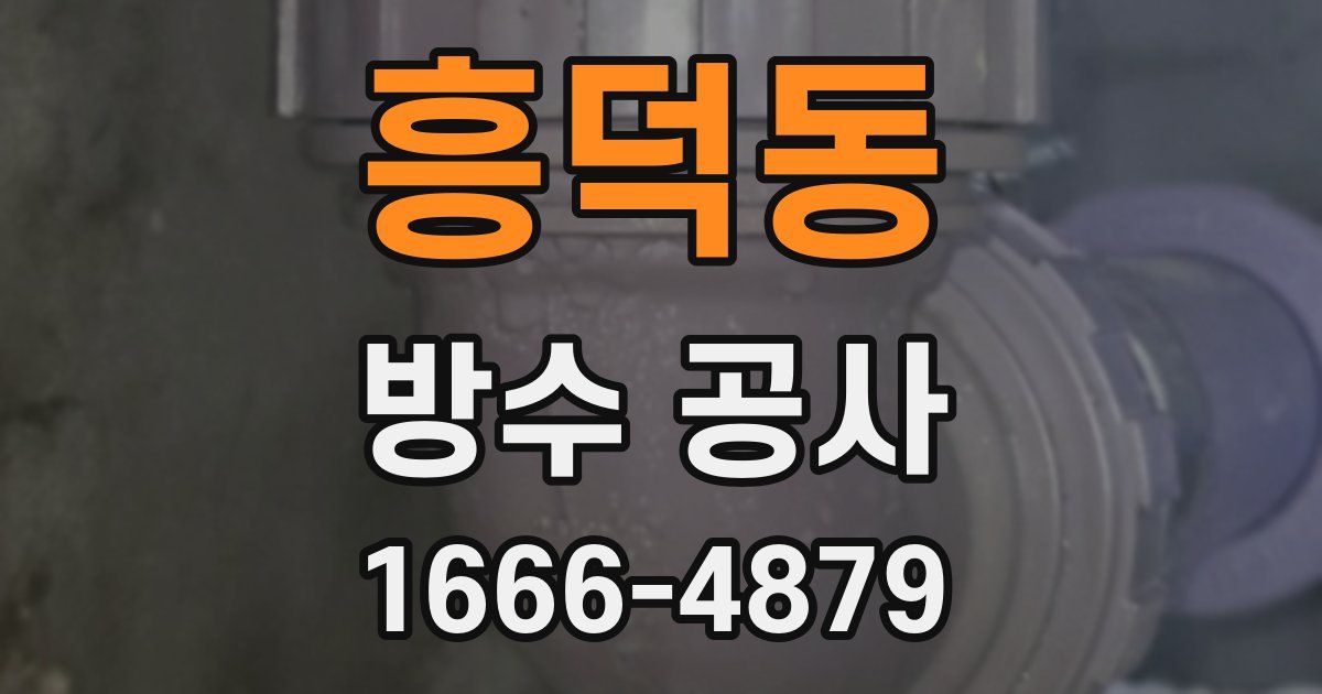 흥덕동 방수 공사