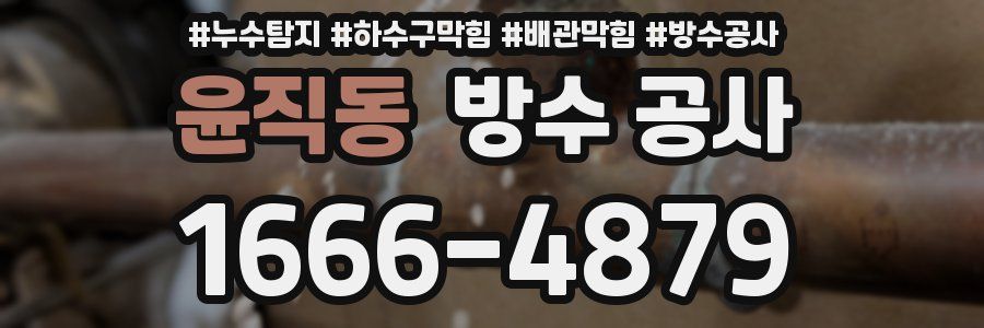 윤직동 방수 공사