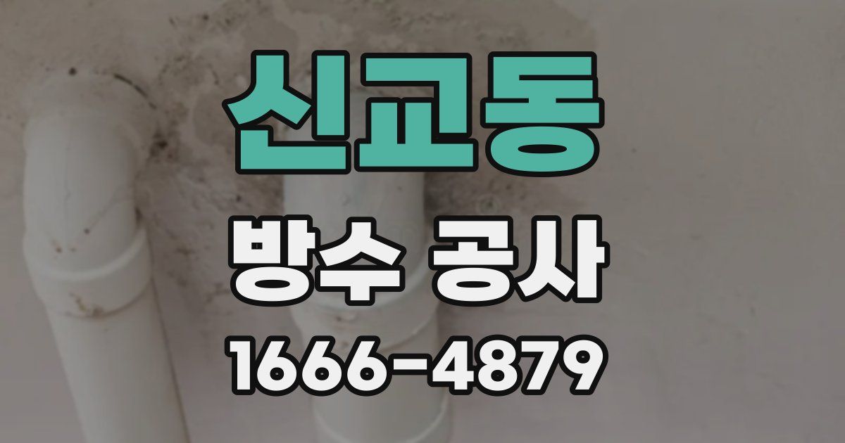 신교동 방수 공사