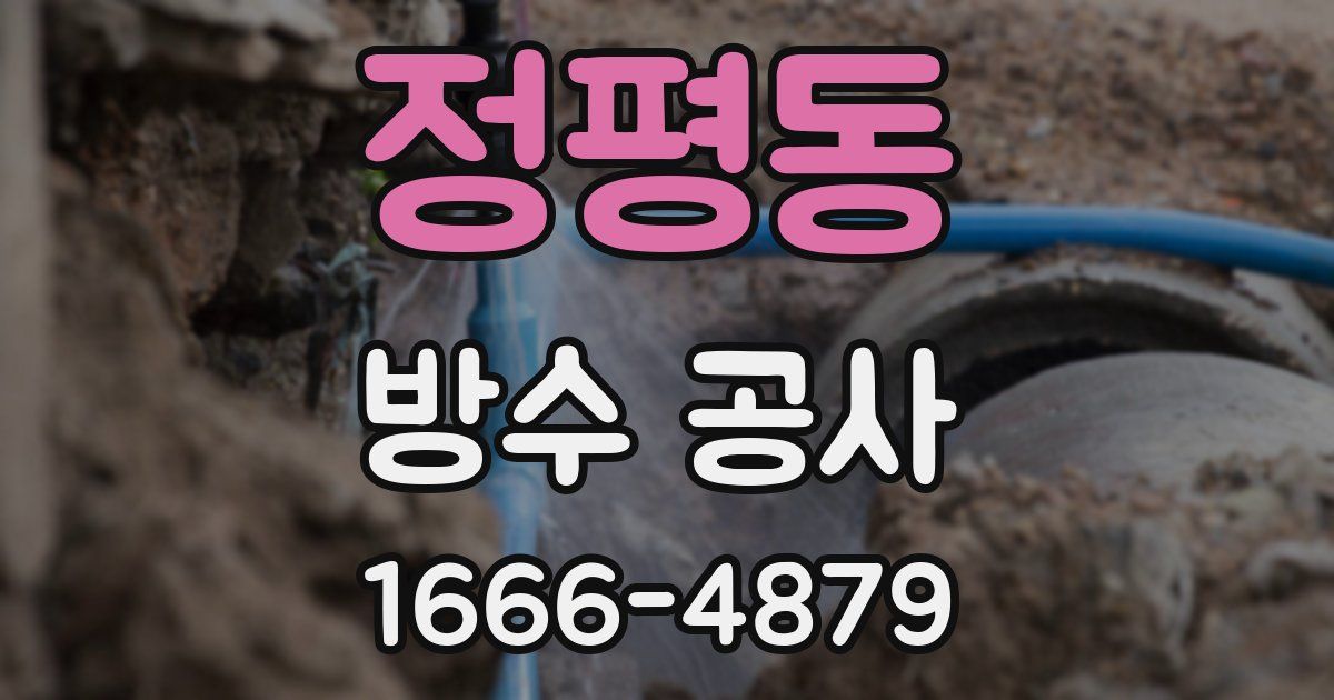 정평동 방수 공사