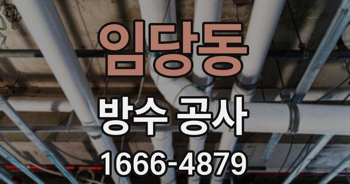 임당동 방수 공사