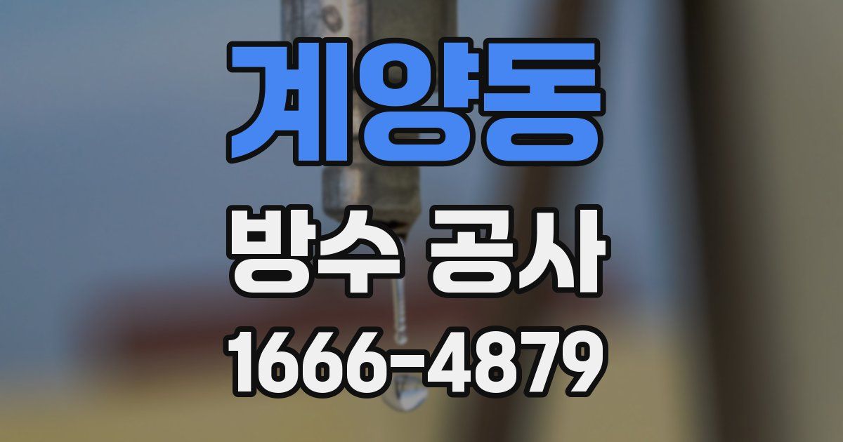 계양동 방수 공사