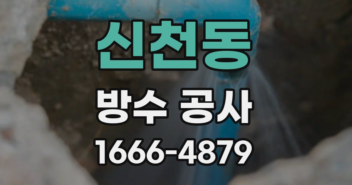 신천동 방수 공사