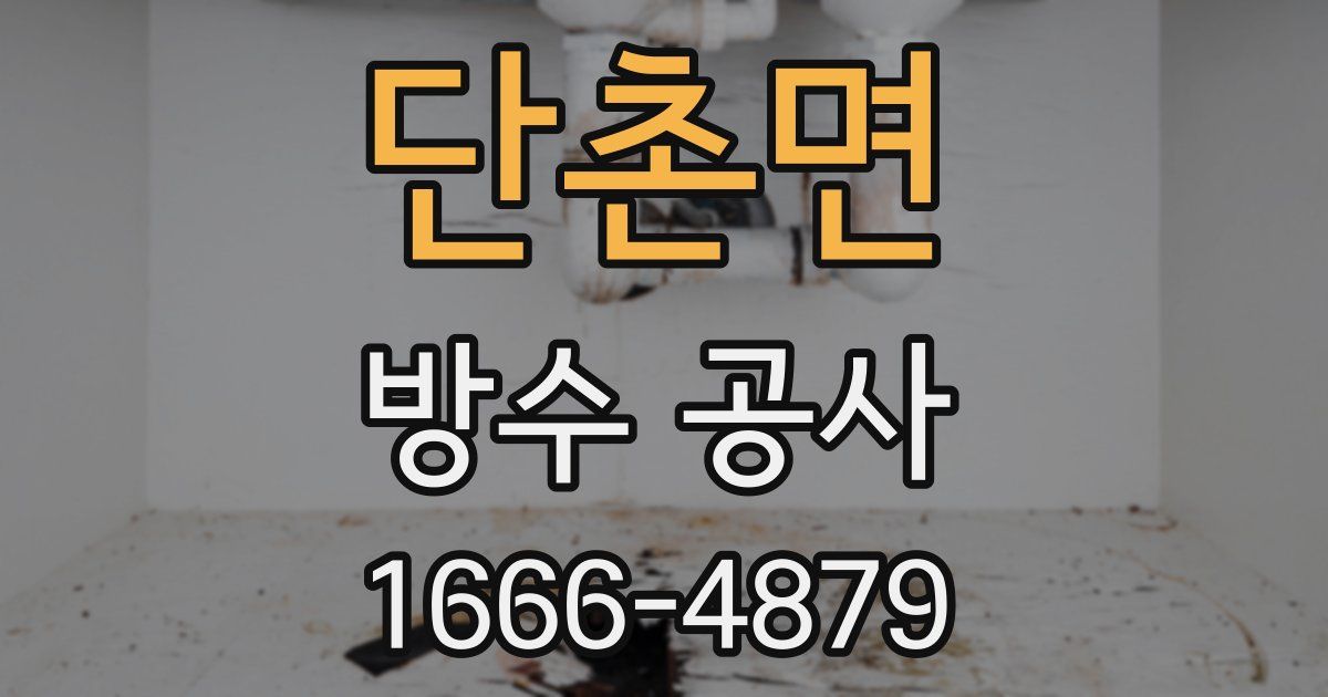 단촌면 방수 공사
