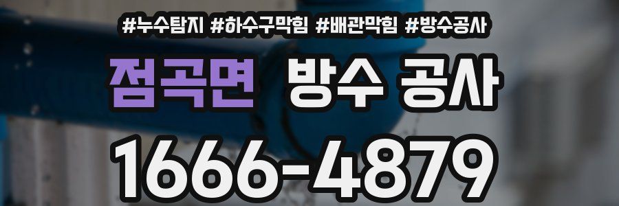 점곡면 방수 공사