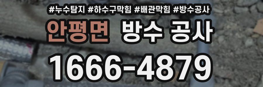 안평면 방수 공사