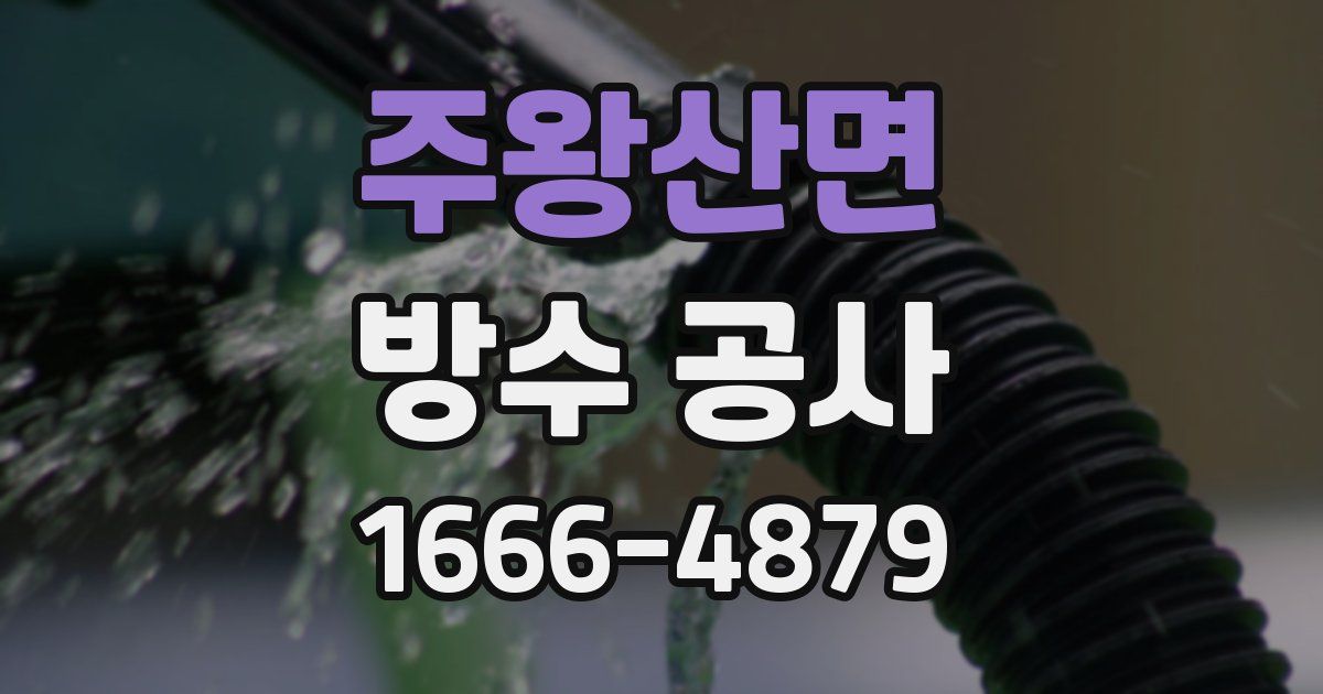 주왕산면 방수 공사
