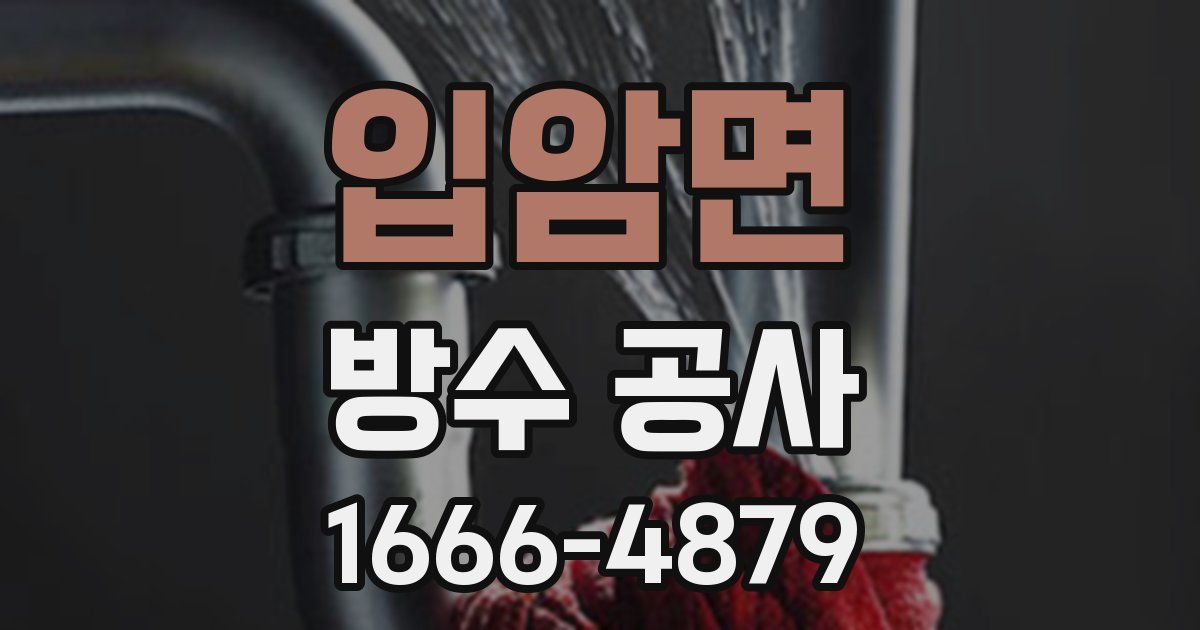 입암면 방수 공사