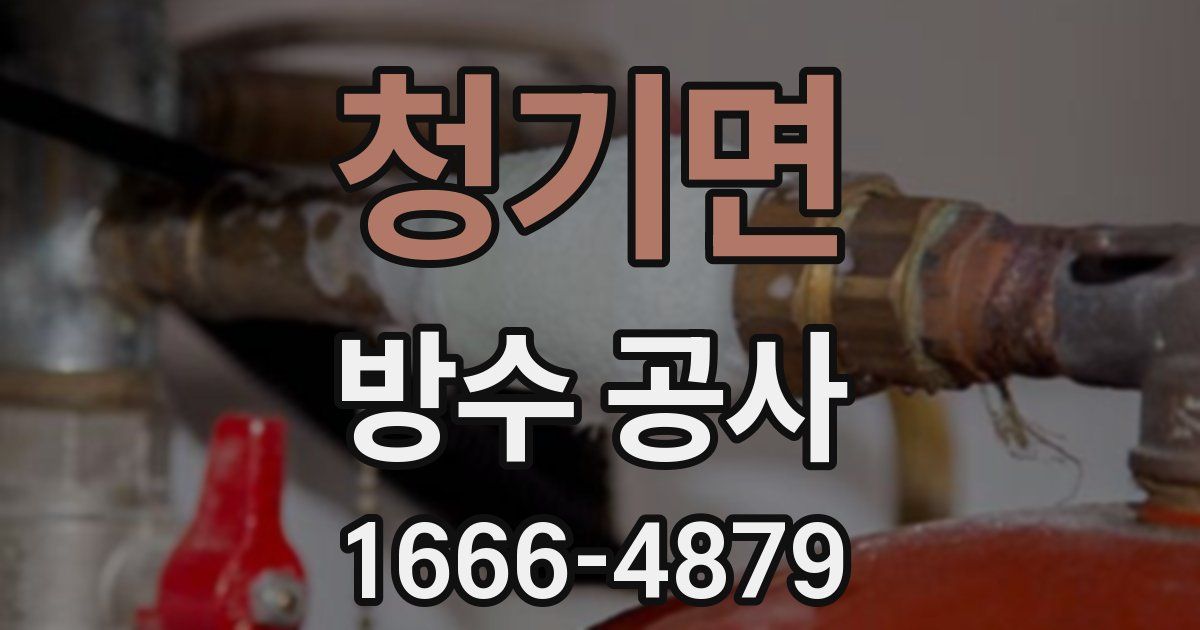 청기면 방수 공사