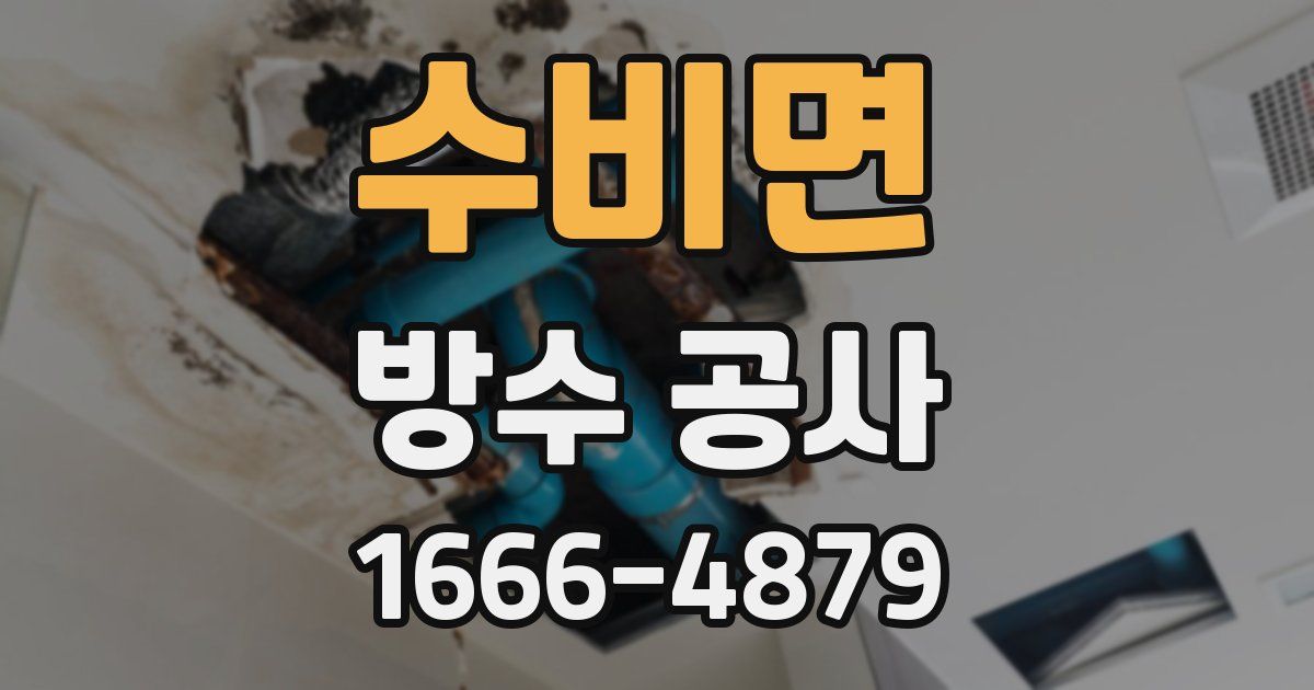 수비면 방수 공사