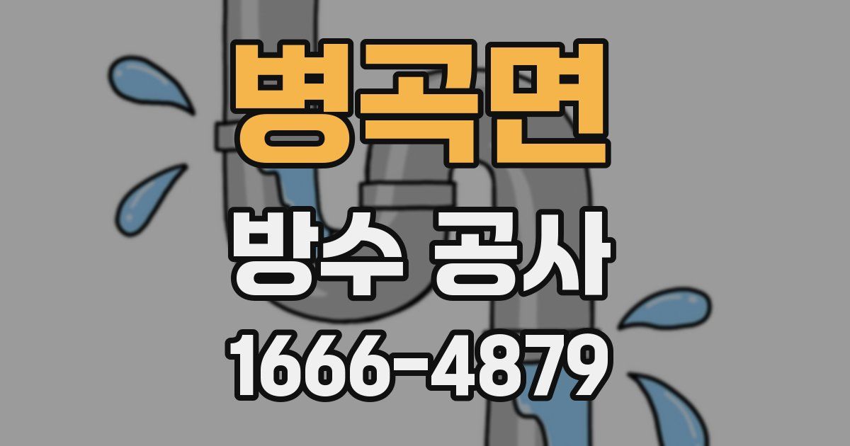 병곡면 방수 공사