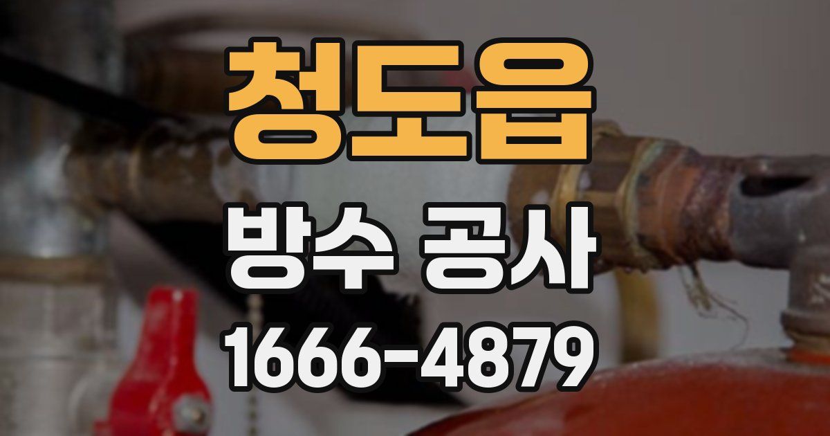 청도읍 방수 공사