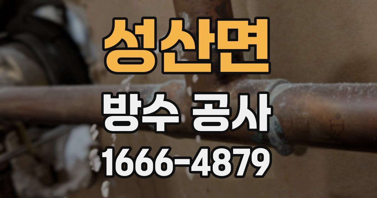 성산면 방수 공사