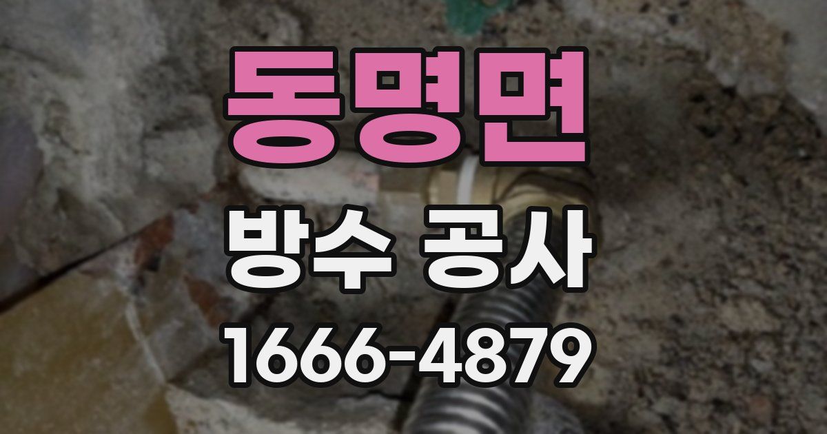 동명면 방수 공사