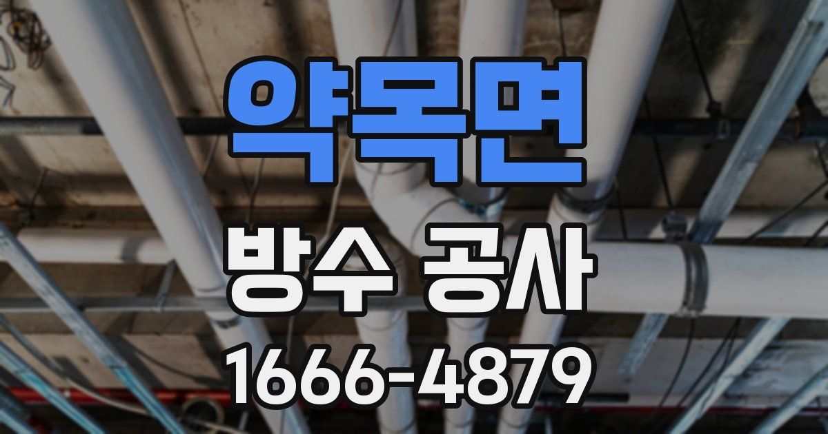 약목면 방수 공사