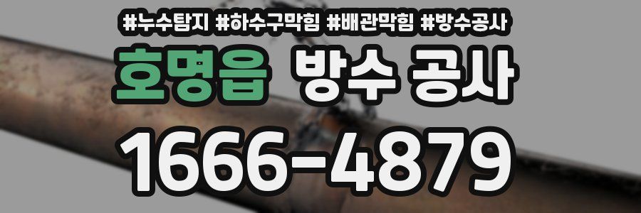 호명읍 방수 공사