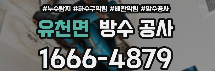 유천면 방수 공사