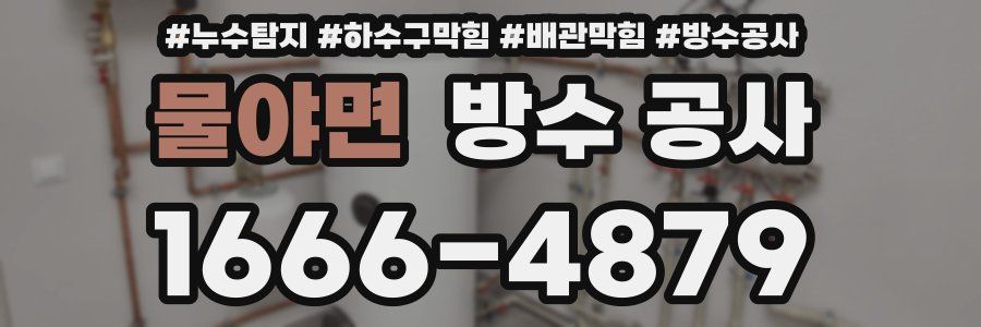 물야면 방수 공사