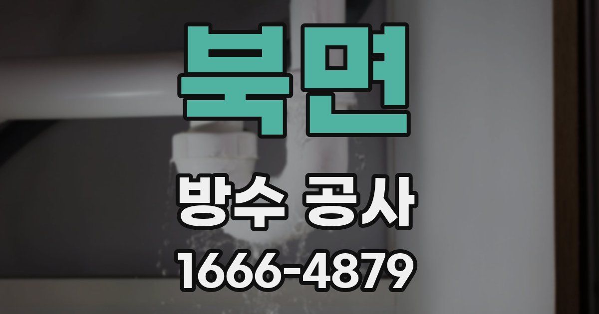 북면 방수 공사