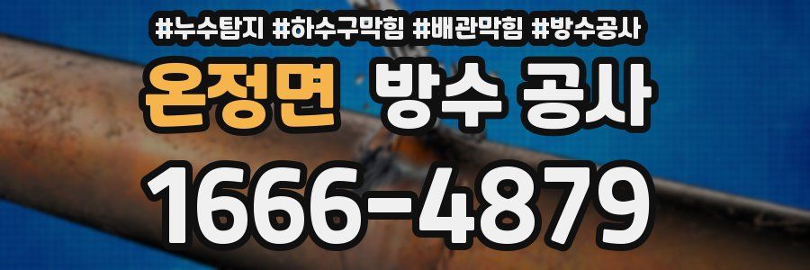 온정면 방수 공사