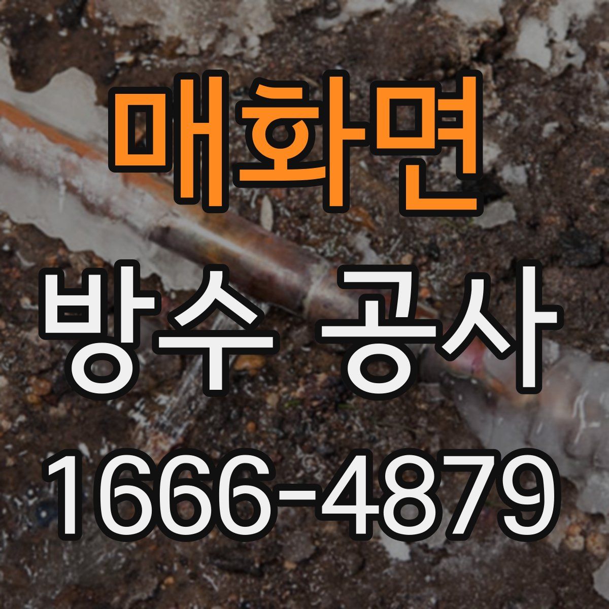 매화면 방수 공사