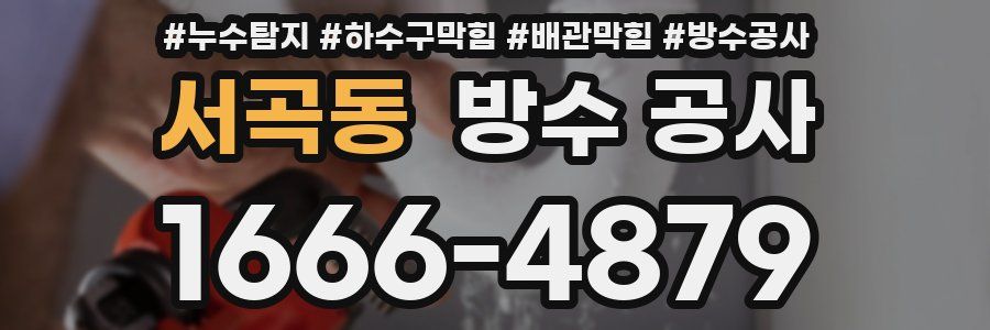 서곡동 방수 공사
