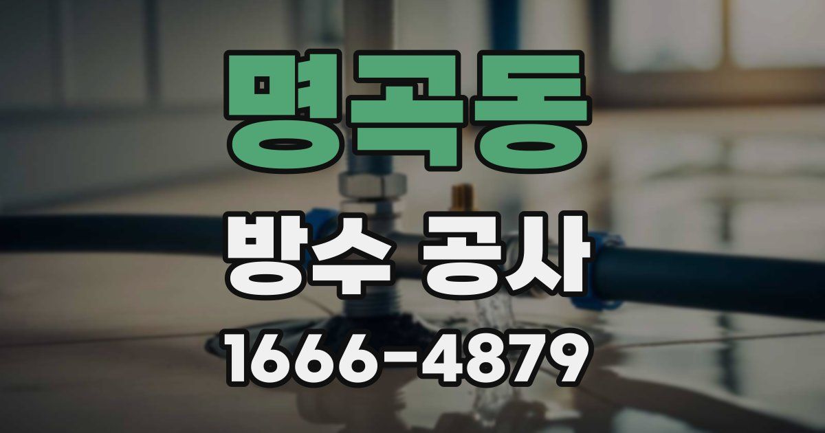 명곡동 방수 공사
