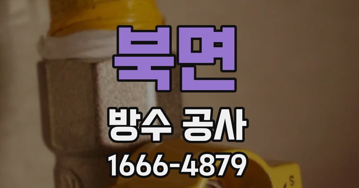 북면 방수 공사