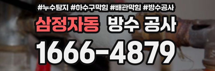 삼정자동 방수 공사