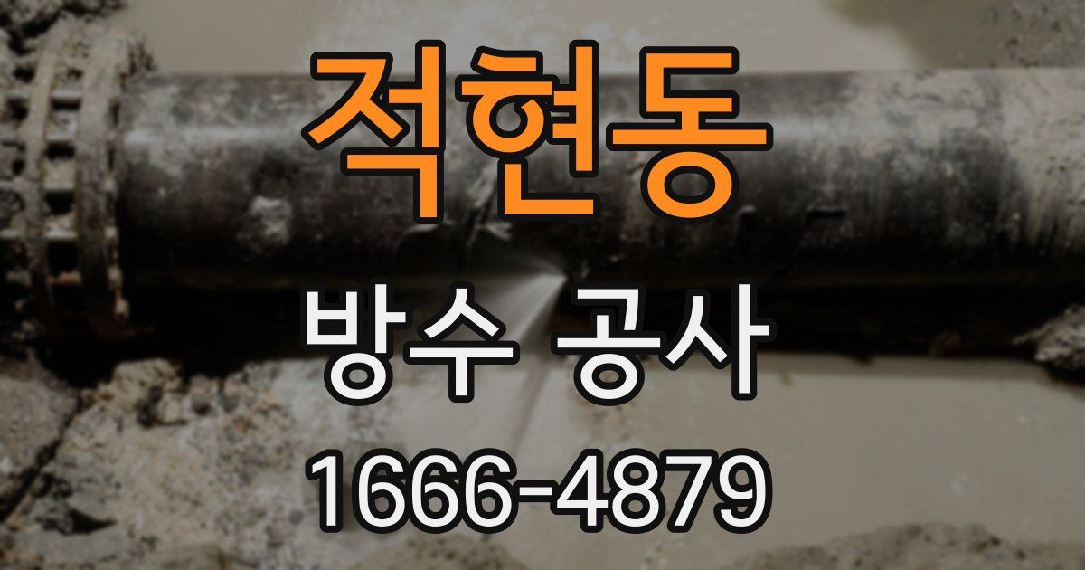 적현동 방수 공사
