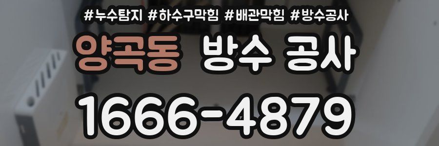 양곡동 방수 공사