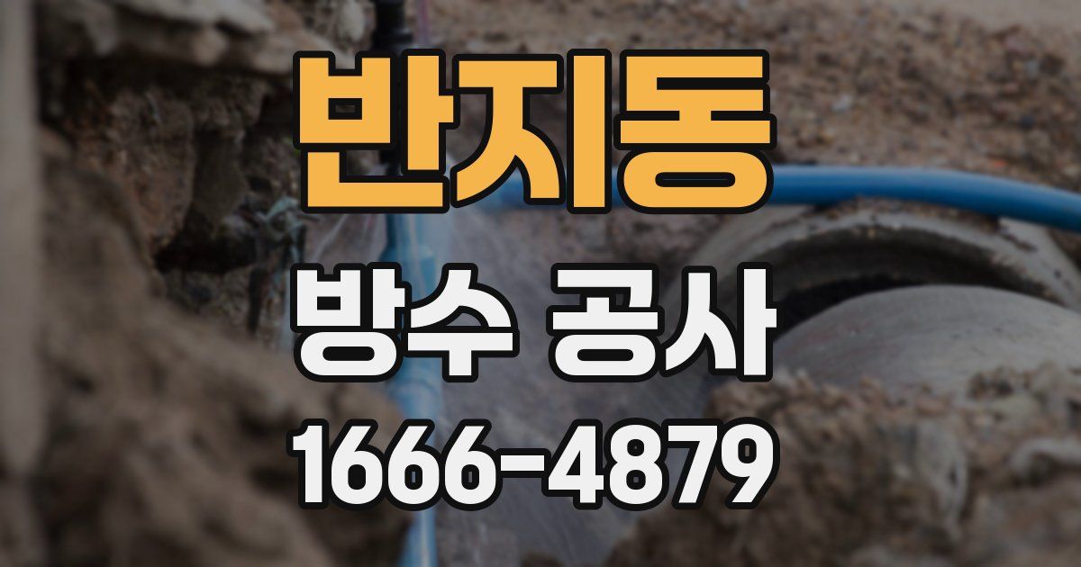 반지동 방수 공사