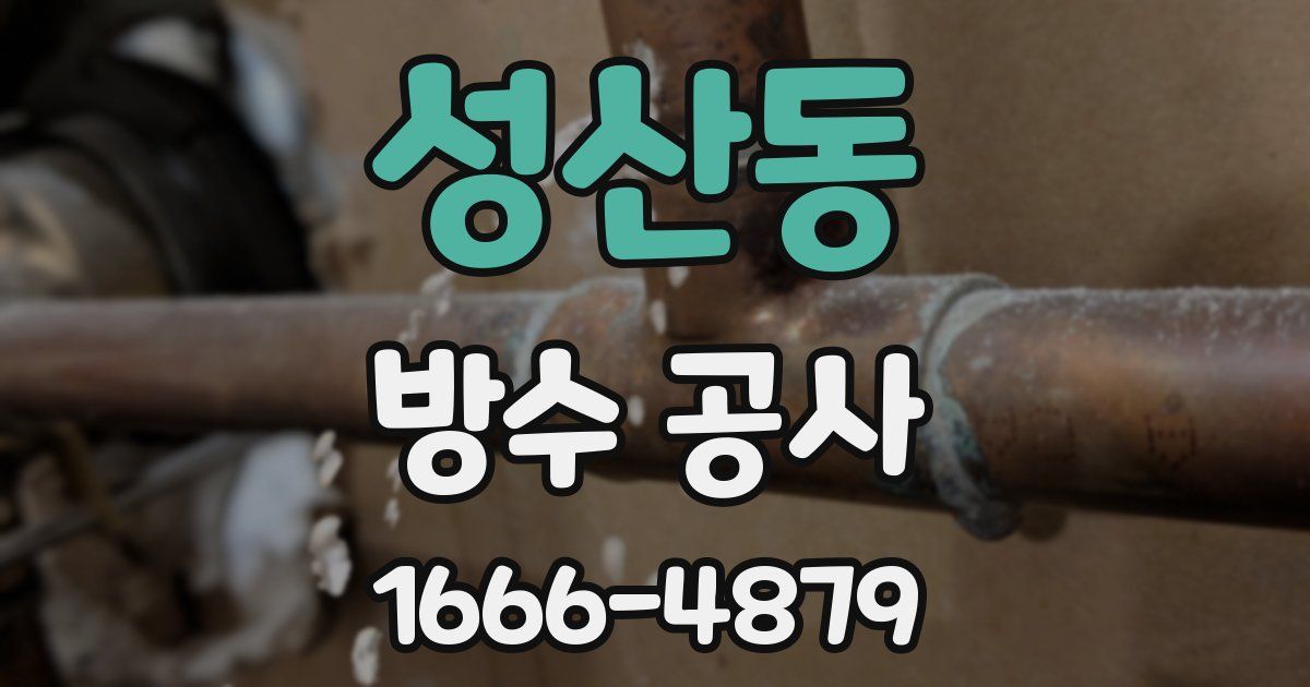 성산동 방수 공사