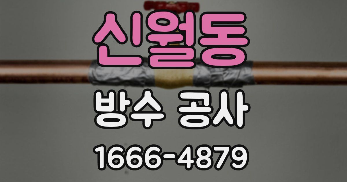 신월동 방수 공사