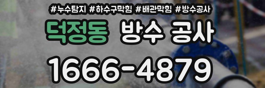 덕정동 방수 공사