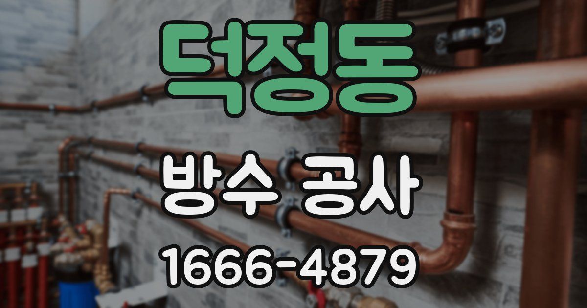 덕정동 방수 공사
