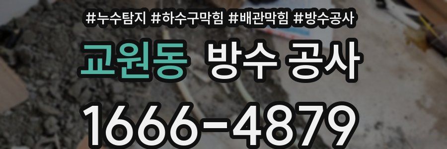 교원동 방수 공사