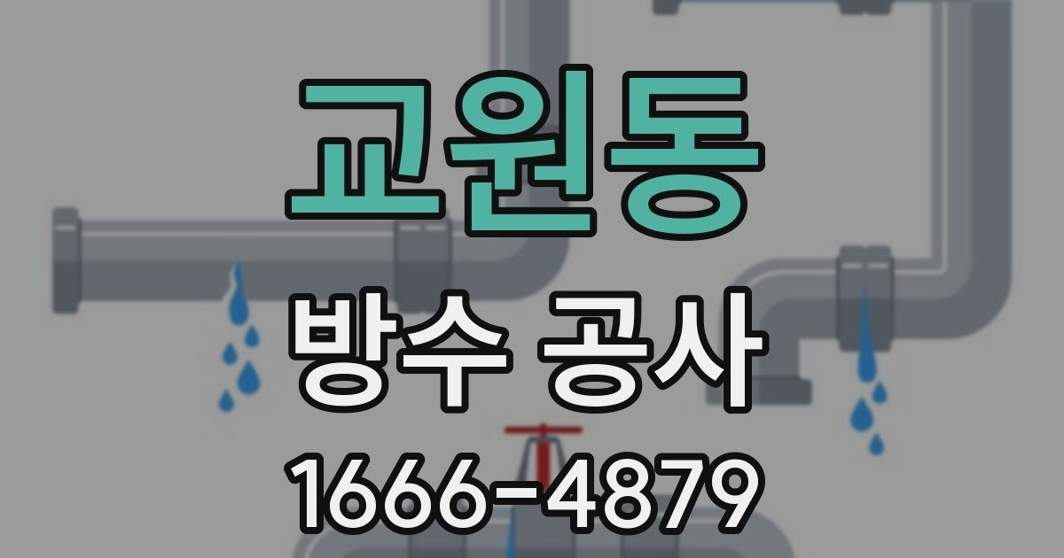 교원동 방수 공사
