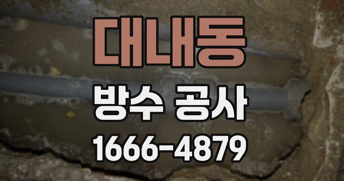 대내동 방수 공사