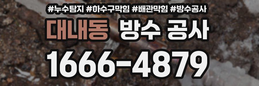 대내동 방수 공사