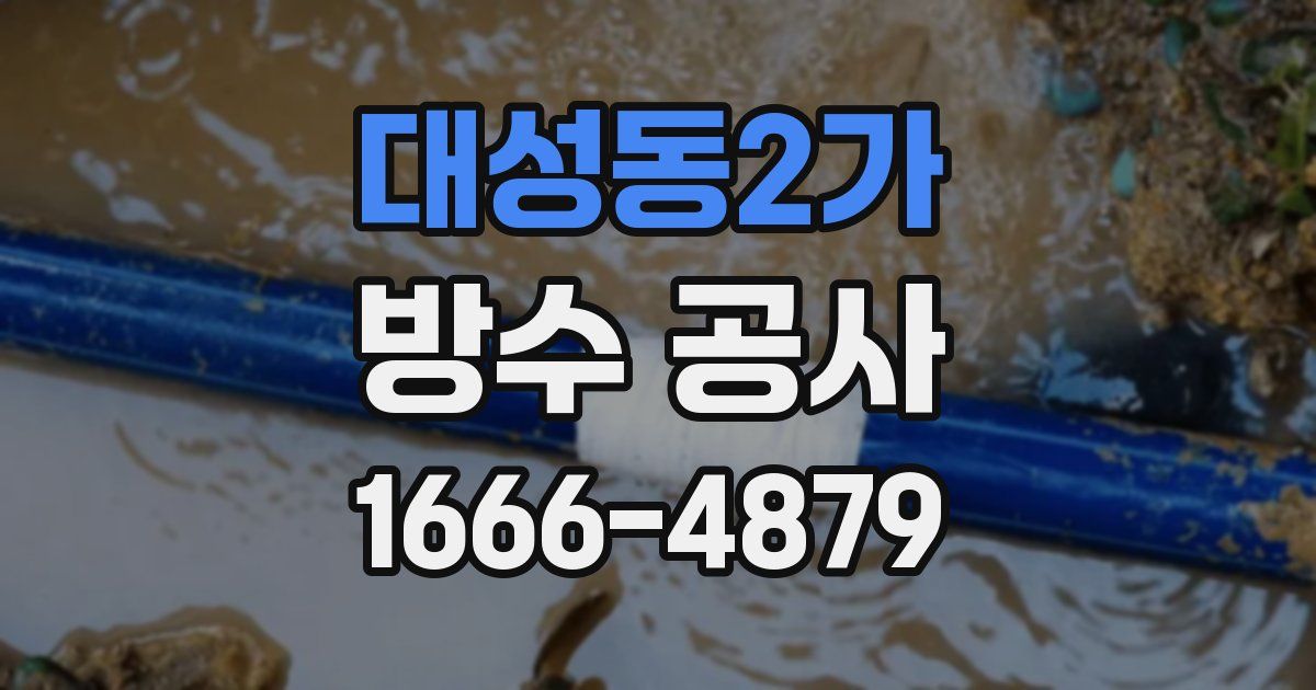 대성동2가 방수 공사