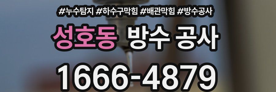 성호동 방수 공사