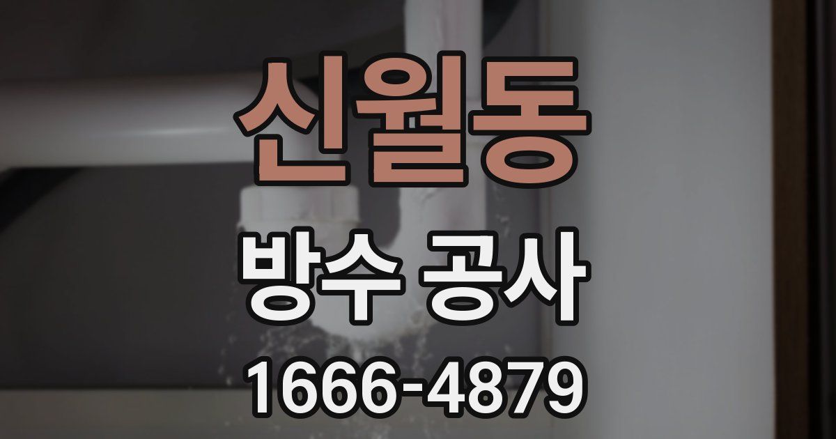 신월동 방수 공사