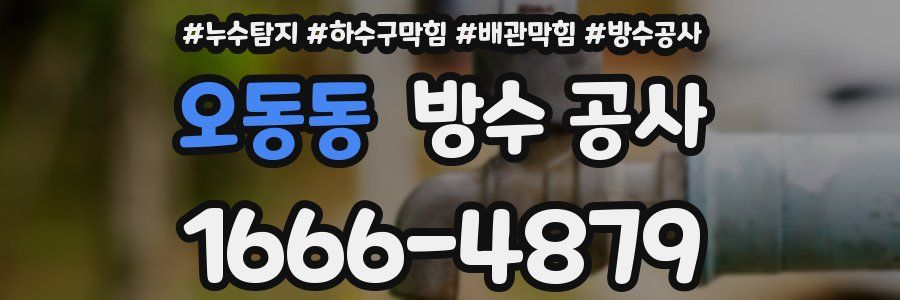 오동동 방수 공사