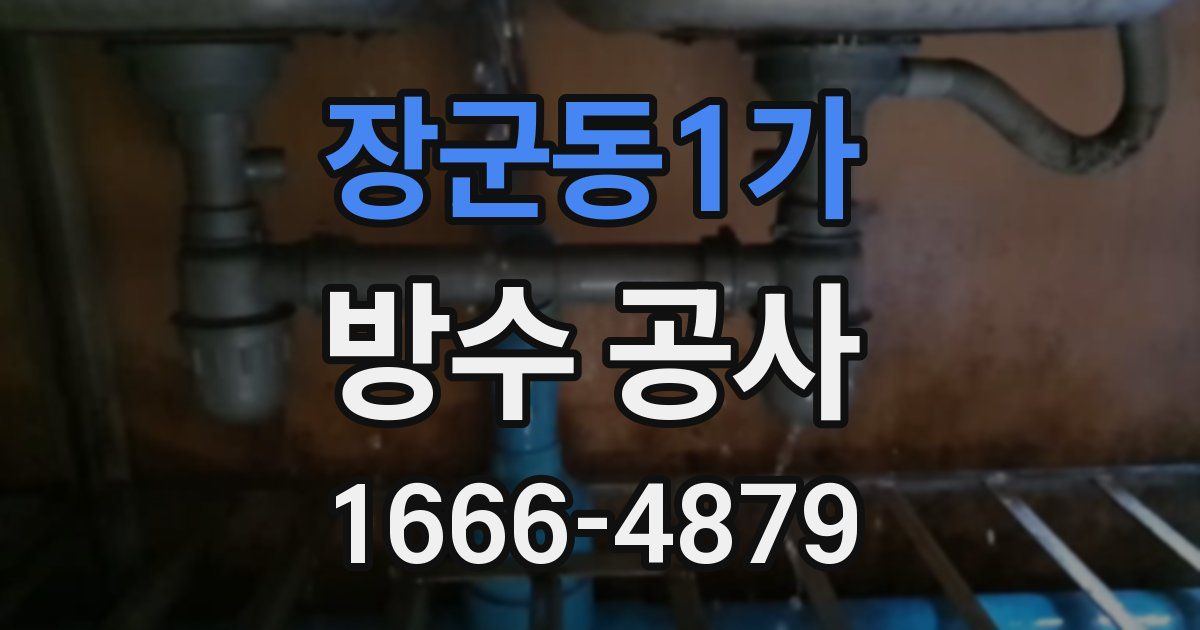 장군동1가 방수 공사
