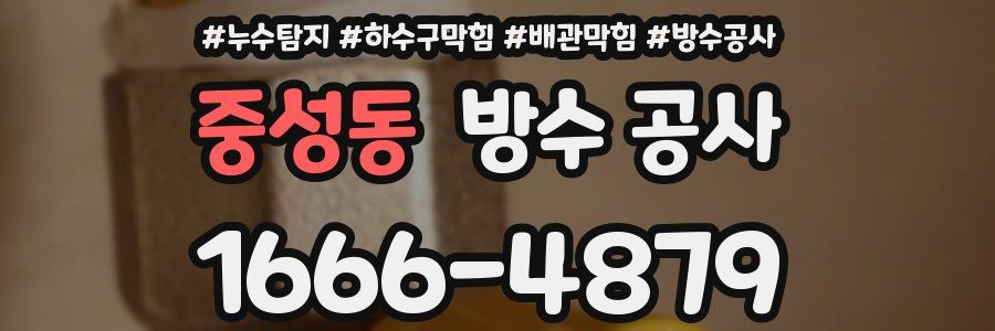 중성동 방수 공사