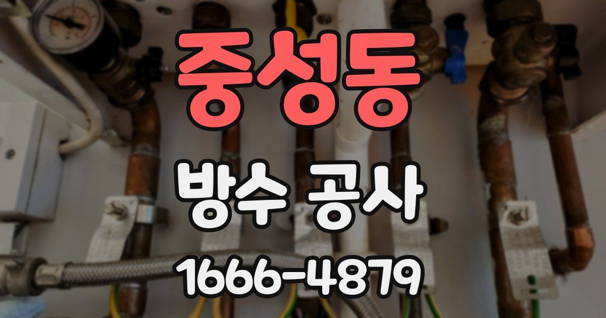 중성동 방수 공사