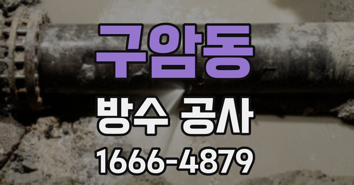 구암동 방수 공사