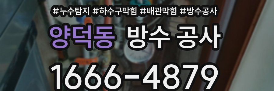 양덕동 방수 공사