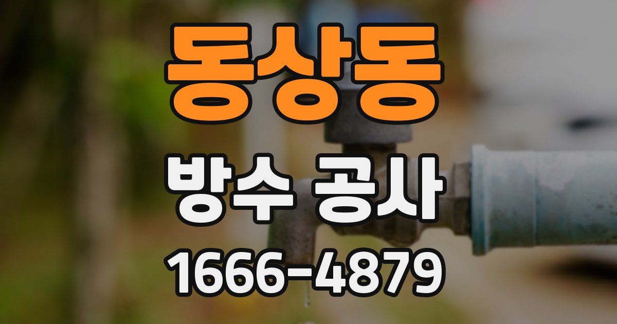 동상동 방수 공사